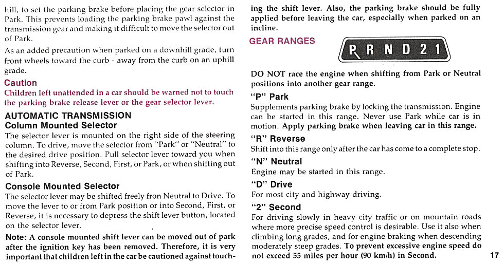 1977 Chrysler Owners Manual Page 9